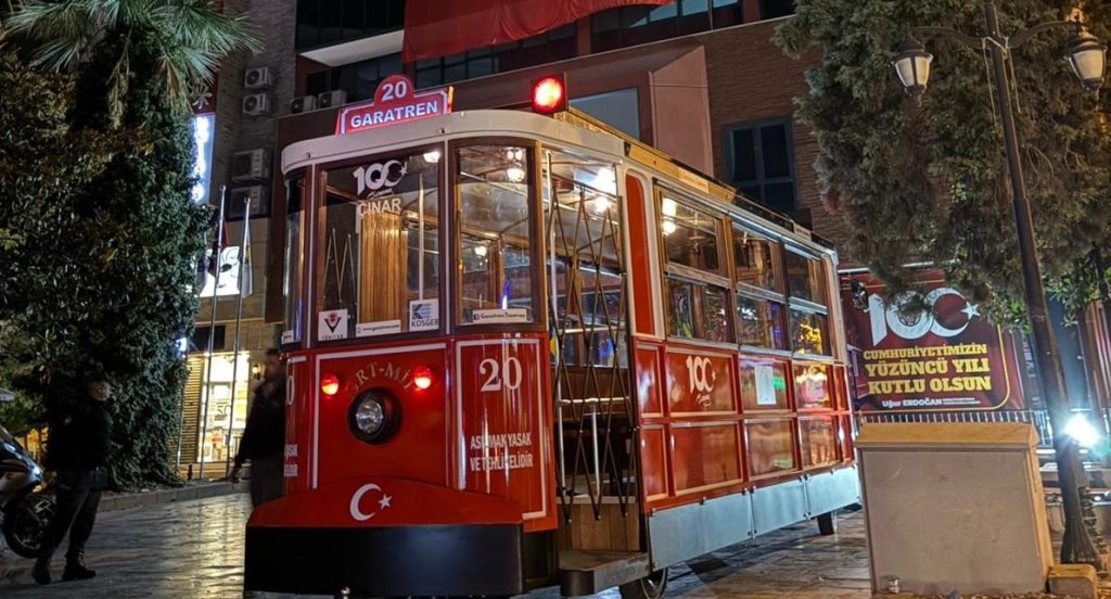 DTO 100. Yıl Tramvayı Denizli Sokaklarında...