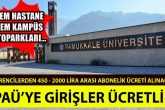 PAÜ Yüzde 200 Otopark Zamlarıyla Rekora Gidiyor...