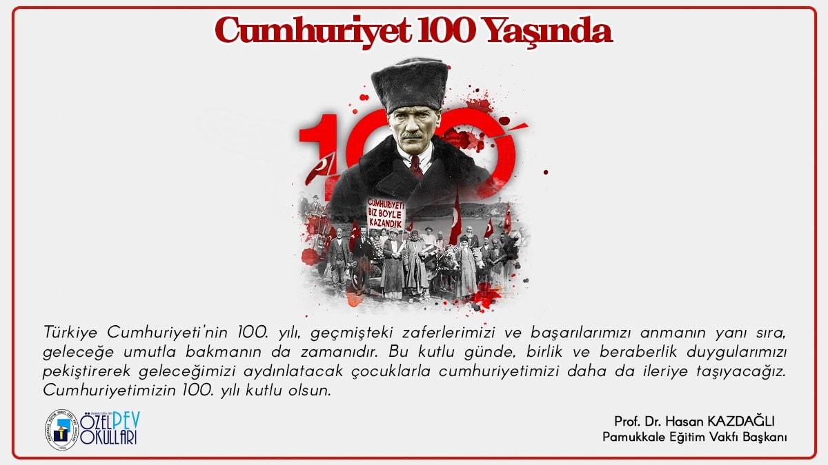 Cumhuriyetimizin 100. Yılı Kutlu Olsun…