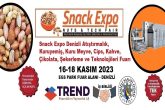 Denizli Snack Expo Fuarı, 16 Kasımda EGS Park Fuar Alanı’nda Açılacak...