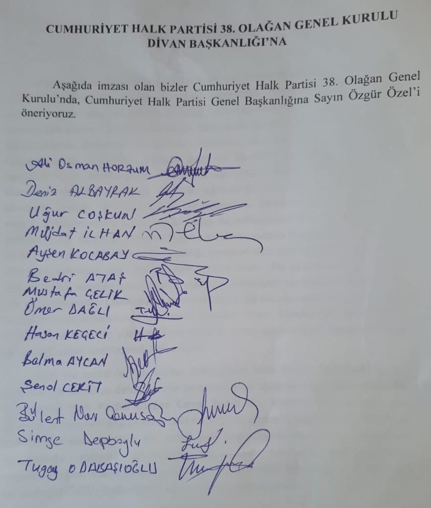 Denizli CHP, Topyekün Özgür Özel’den Yana Destek Açıklaması Yaptı…