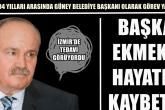 Denizli’nin Güney İlçesi Belediye Eski Başkanı Ekmekçi Vefat Etti…