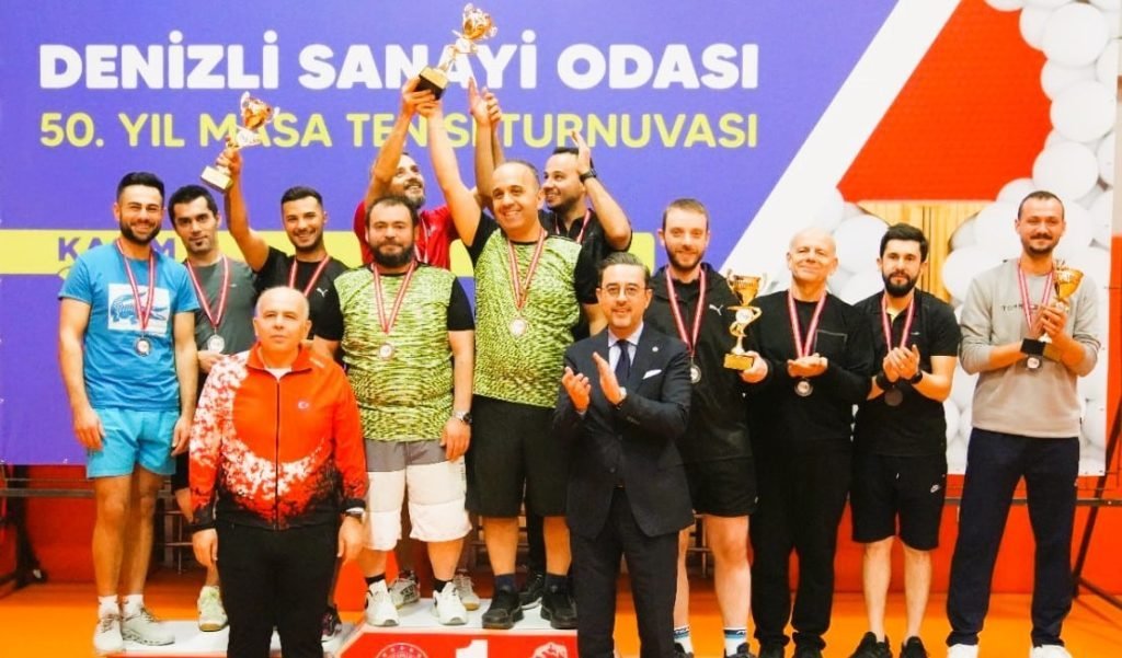 Denizli Sanayi Odası 50. Yıl Masa Tenisi Turnuvası Sona Erdi...