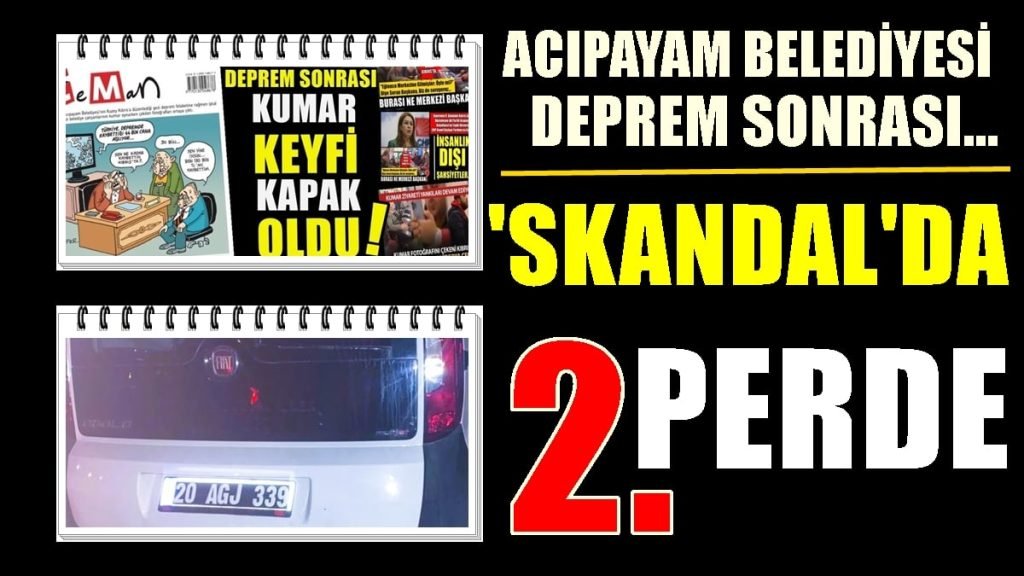Acıpayam Belediyesi’nde ‘Kıbrıs’ta Kumar’ Skandalından Sonra, Şimdi de…