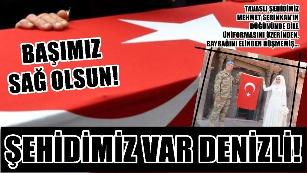 TAVASLI ŞEHİDİMİZ MEHMET SERİNKAN'IN DÜĞÜNÜNDE BİLE ÜNİFORMASINI ÜZERİNDEN, BAYRAĞINI ELİNDEN BIRAKMAMIŞ...