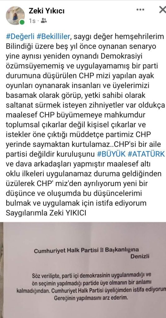 'Memur mu Atıyorsunuz' Dedi ve Partisinden İstifa Etti...
