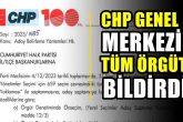 CHP Genel Merkezi, Başkan Adayını Belirleme Yöntemini Örgütlere Bıraktı...