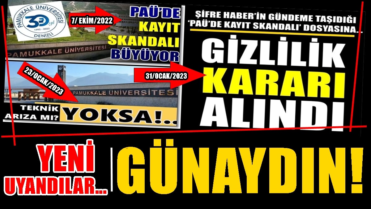 Şifre Haber ve Paüburada Okurları, Bu haberleri 1 Yıl Öncesinden Okudular…