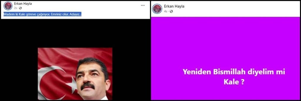 CHP’nin Kale Adayı Eski Başkanlardan Erkan Hayla…