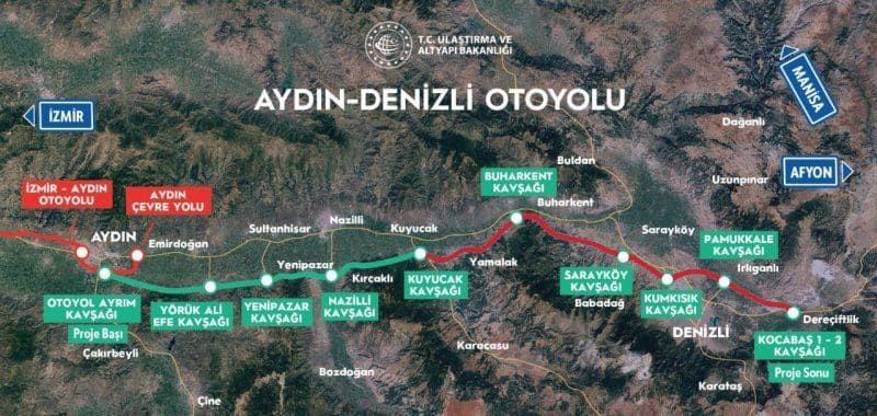 Lütfen Dikkat: Denizli-Aydın Yolu Kumkısık Bölümü 2 Ay Süreyle Trafiğe Kapatılıyor...