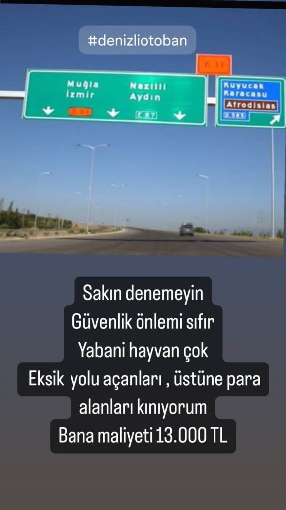 Mesele Şu Canım Kardeşim Otoyolun Başı Değil, Sonu Açıldı…