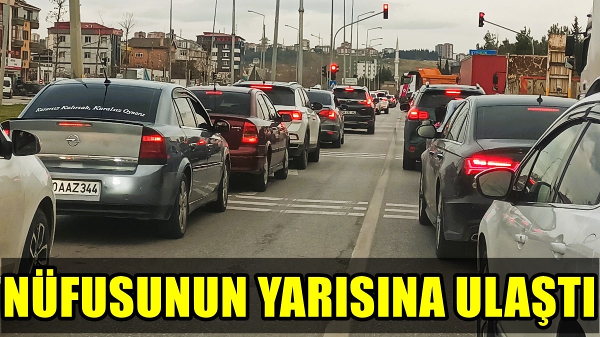 Denizli’deki Araç Sayısı, Nüfusun Yarısına Ulaştı…