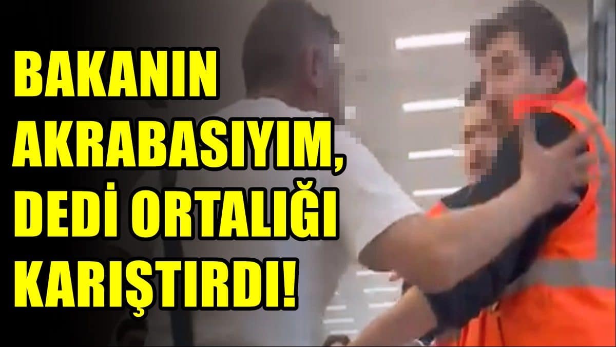 Asabi Yolcu, Uyarılınca Havalimanı’nı Birbirine Kattı…