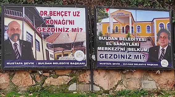 Buldan Belediye Başkanı Şevik’in Afişlerine Çirkin Saldırı…