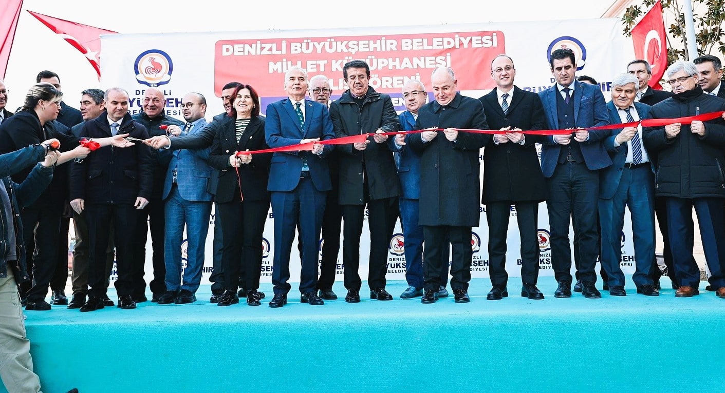 Denizli Büyükşehir Belediyesi Kütüphanesi Hizmete Açıldı…