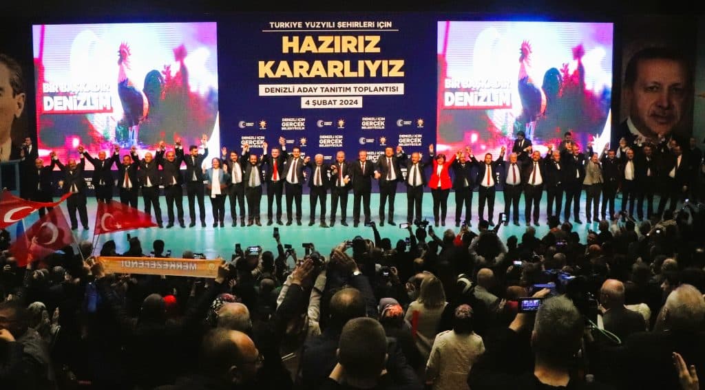 AK Parti Denizli Aday Açıklama Töreni, Coşkulu Bir Kalabalık Eşliğinde Gerçekleşti...