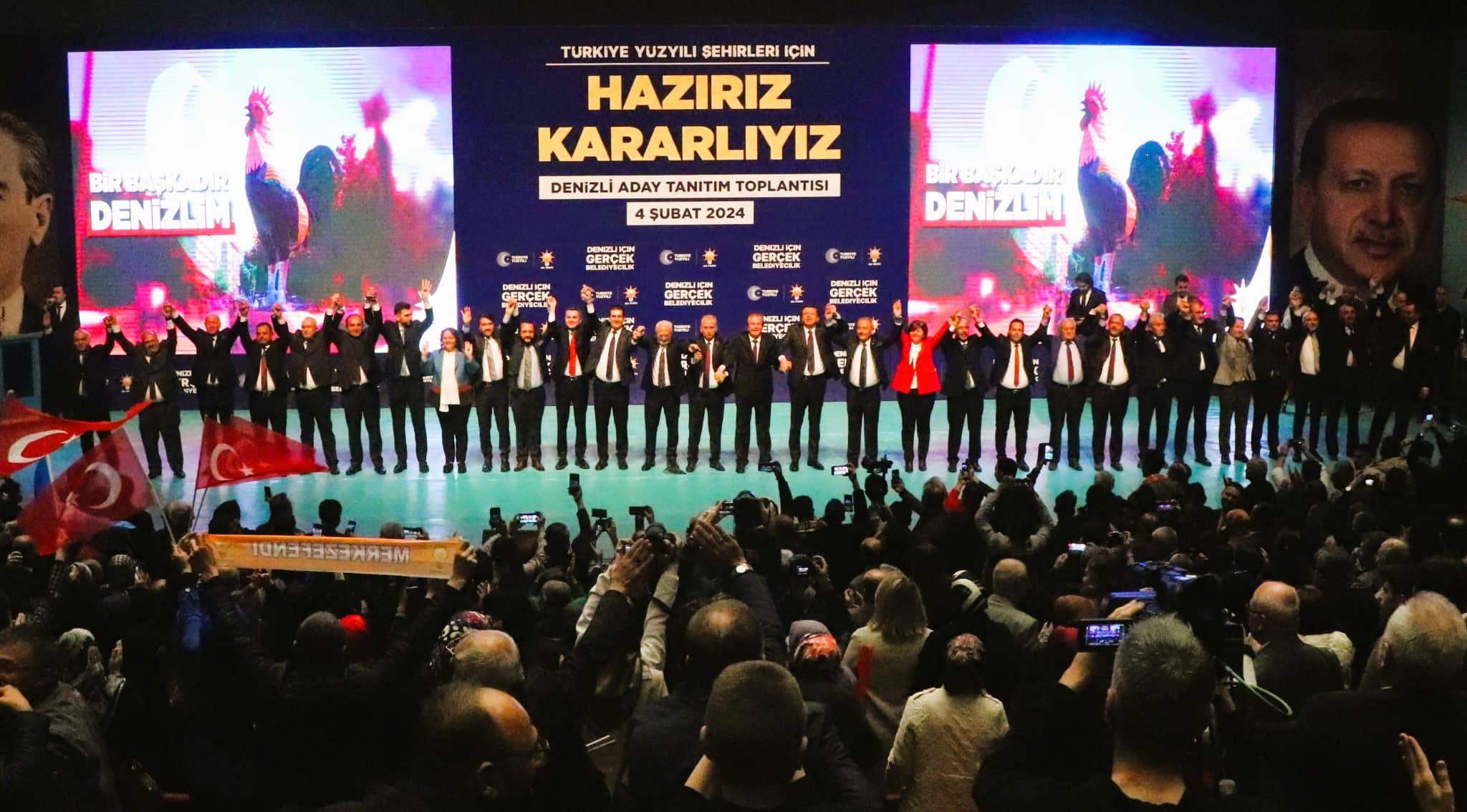 AK Parti Denizli Aday Açıklama Töreni, Coşkulu Bir Kalabalık Eşliğinde Gerçekleşti…