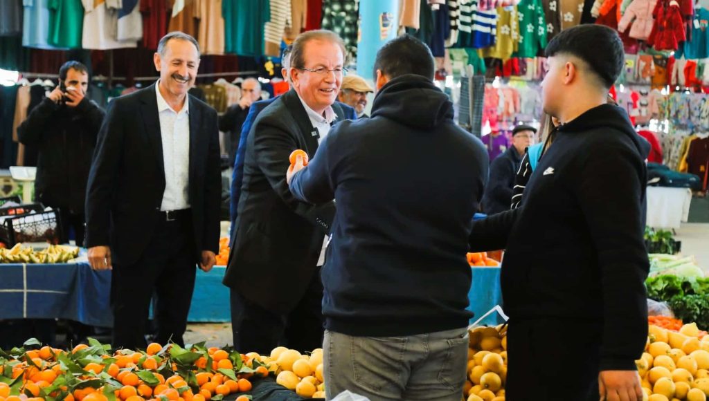 AK Parti Adayı Pekdemir, Pazarcı Esnafına Pazarcı Sözü Verdi...