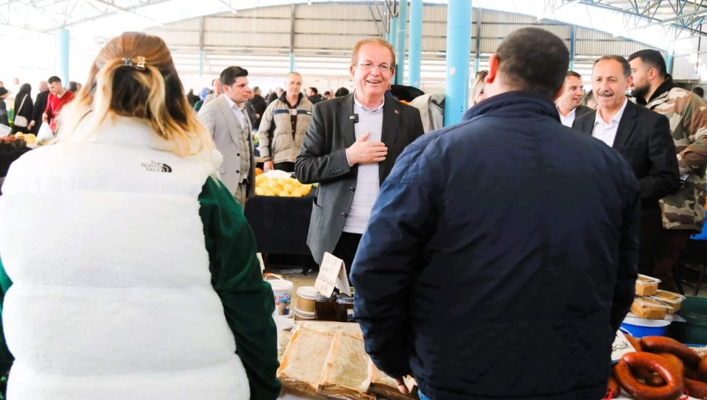 AK Parti Adayı Pekdemir, Pazarcı Esnafına Pazarcı Sözü Verdi...