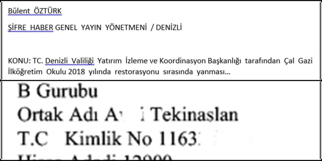 Denizli’de Yangına Kurban Edilen Tarihi Okulla   İlgili İddialar, Yenilir Yutulur Cinsten Değil…