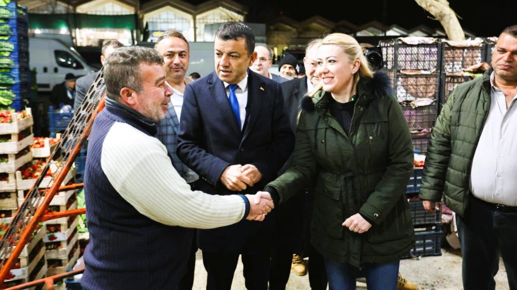 Başkan Şeniz Doğan'dan Hal Esnafına Ziyaret…