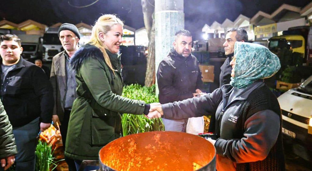 Başkan Şeniz Doğan'dan Hal Esnafına Ziyaret…
