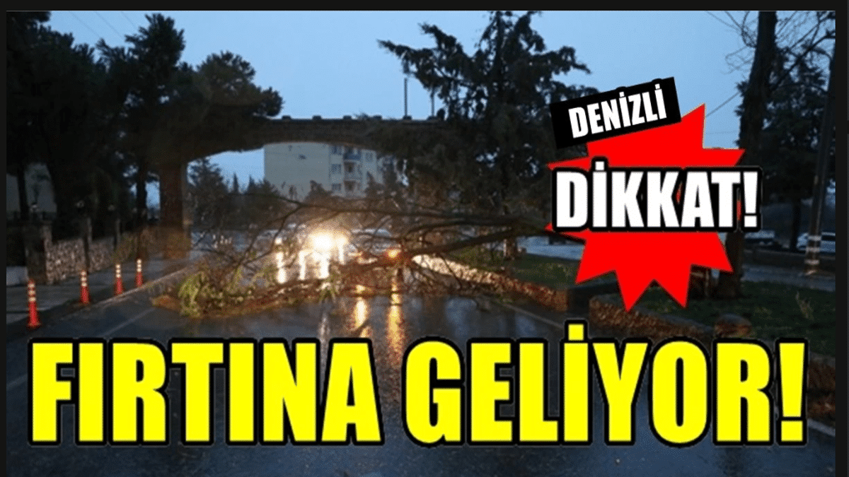 Denizli Valililiği ve Meteoroloji Acil Uyarıda Bulundu…