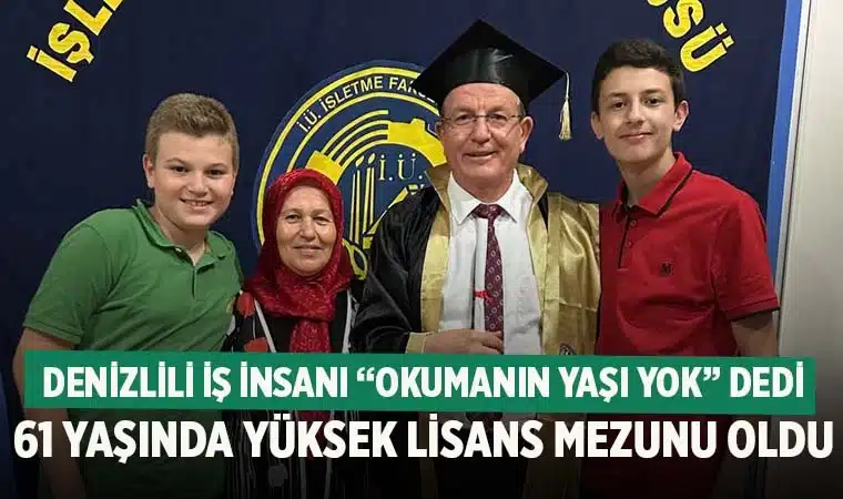 49 Yaşına Kadar Ortaokul Mezunuydu; Şimdi Yüksek Lisans Diploması Var…