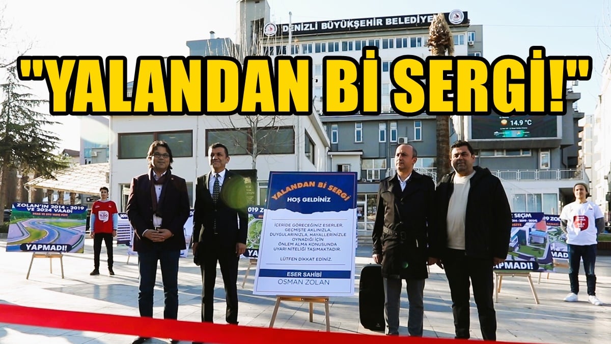 Bu Kez Osman Zolan’ın Vaat Edip Yapmadıkları Sergilendi…