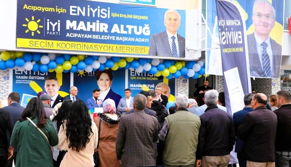 Acıpayam İYİ Parti Adayı Mahir Altuğ’un Seçim Koordinasyon Merkezi Açıldı…