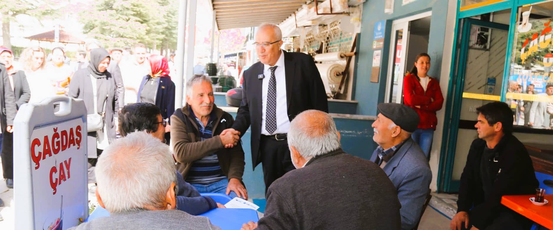 Başkan Arslan Çameli Kapalı Pazaryeri Esnafını Ziyaret Etti…