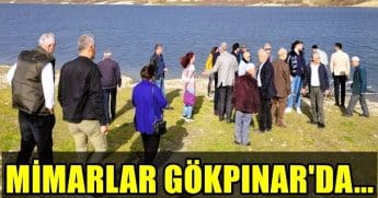 Denizli Büyükşehir Belediyesi'nin Gökpınar rekreasyon projesi ve baraj yolu inceleme gezisine TMMOB'a bağlı odaların temsilcileri, eski mimarlar odası başkanlarından Hüsamettin Ataman, Arif Balkanay ve Eski Çevre Meclisi başkanı Lerzan Süzük, Avukat Önder Tulunay ve köylüler katıldı.