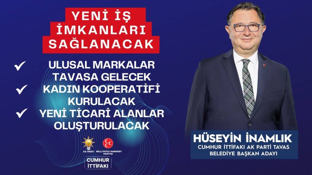 Başkan İnamlık: Yeni Projelerimizle Tavas'ımızı Geleceğe Taşıyacağız...