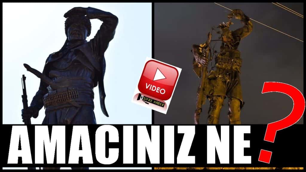 Tavas'ın Kahramanının Heykeline, Provokatör Saldırı...