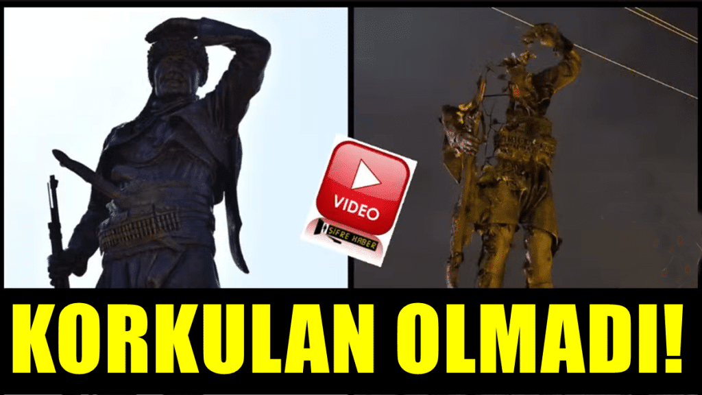 Denizli Tavas'taki Kahraman Efe Heykeli'ni, Kimin Yaktığı Belirlendi...