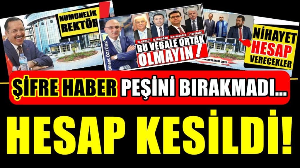 PAÜ’nün Eski Rektörü Bağ; Çatır Çatır Yediklerini , Tıkır Tıkır Geri Ödeyecek...