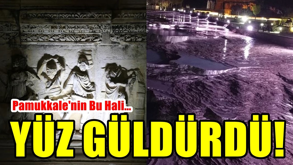 Pamukkale ve Hierapolis’in Gece Müzesi Bereketi…