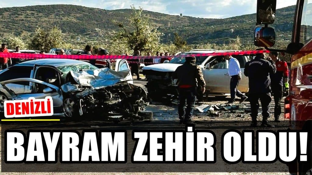 Denizli'de Bayram Sevinci, Acıya Dönüştü....