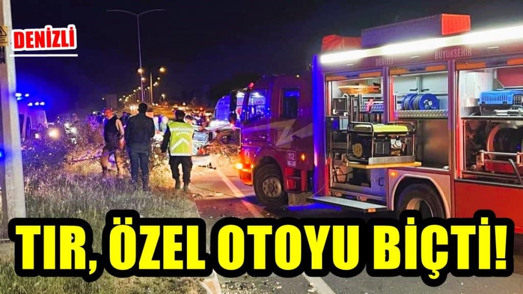 Denizli'de Dönüş Yolunda Feci Kaza: 1 Çocuk Öldü, 6 Kişi Yaralandı...