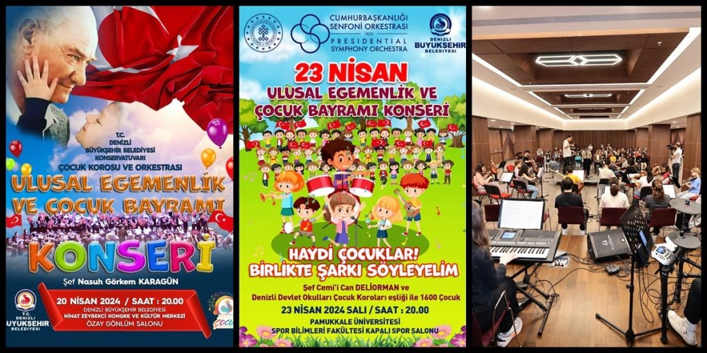 Denizli’de 23 Nisan Coşkusu Dolu Dolu Yaşanacak…