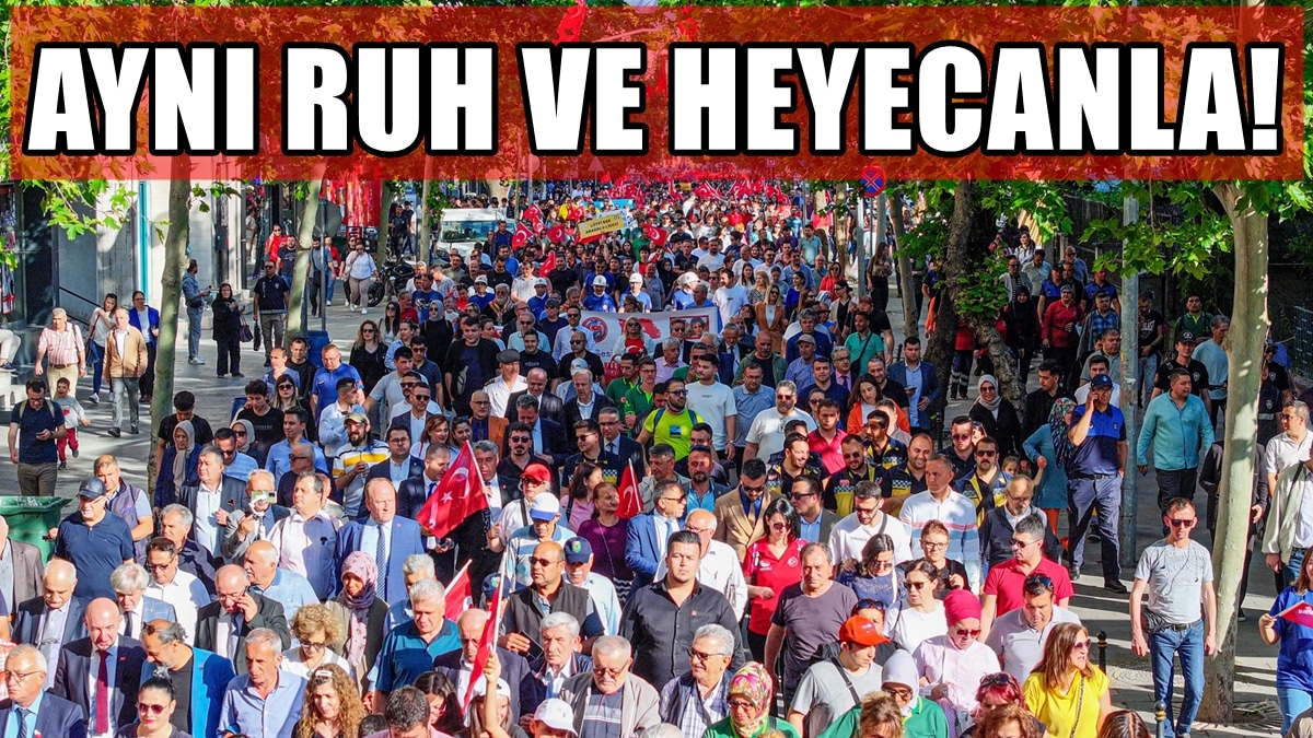 Denizli Halkı,105 Yıl Önceki Milli Mücadele Ruhuyla Yürüdü…