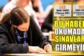 LGS ve YKS Öğrencilerine, Uzmanından Hayati Öneriler…