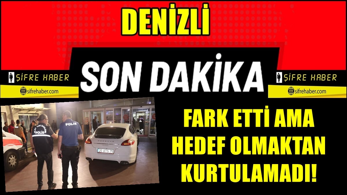 Denizli’de İş Adamına Pusu Kurup Kurşun Yağdırdılar…