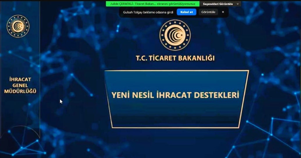 DENİB Organizasyonunda “Devlet Destekleri Eğitim Programı” Düzenlendi…
