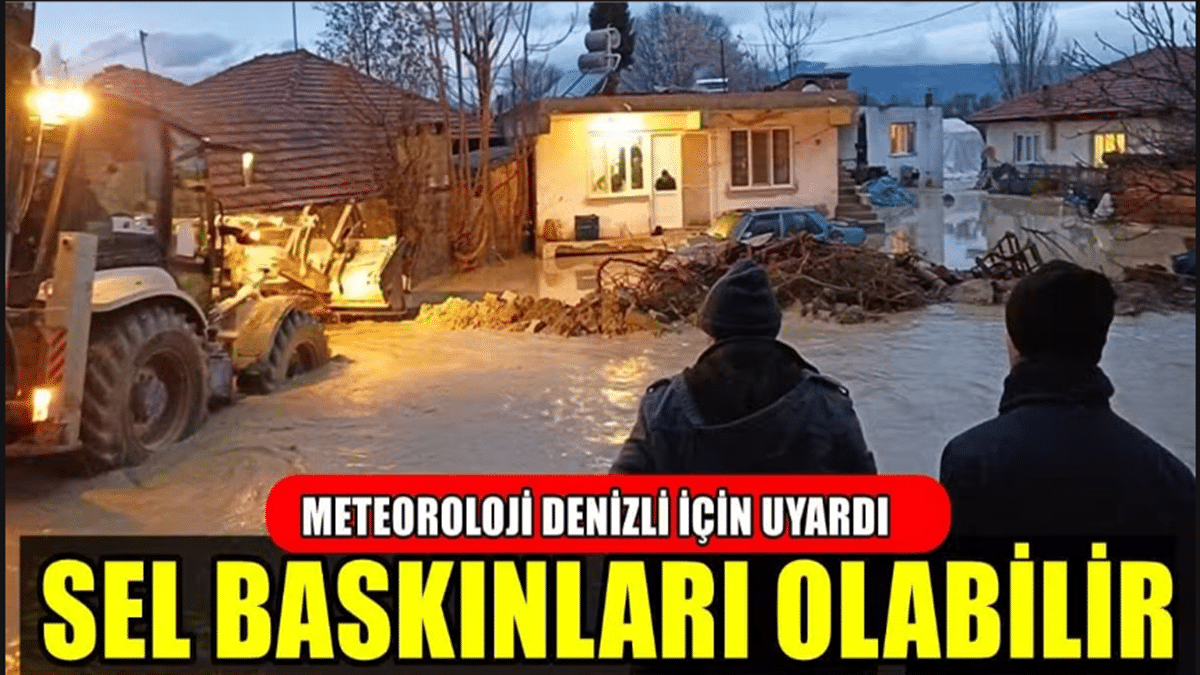 Denizli’nin 4 İlçesi İçin Meteoroloji Sarı Alarm Verdi…