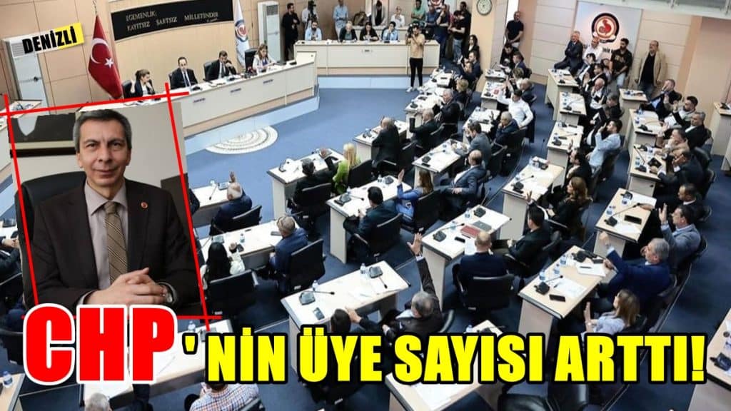 Denizli B.B'de AK Partili Grup Başkanvekili Üye İstifa Etti...