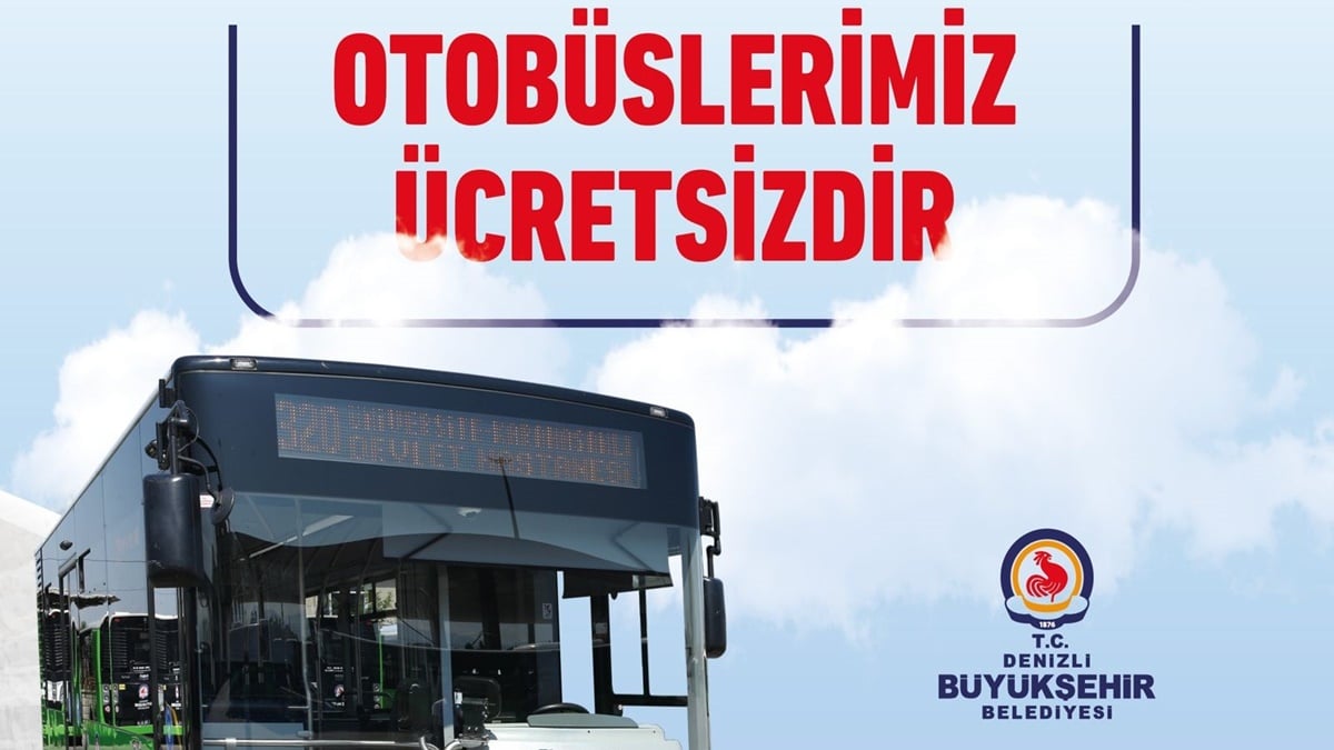Denizli’de, Hafta Sonu YKS’ye Girecek Öğrencilere Otobüsler Ücretsiz…