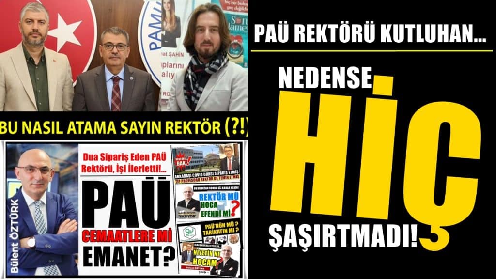 PAÜ Rektörü'nün Yeni Atamaları, İddiaların Boş Olmadığını Gösterdi...