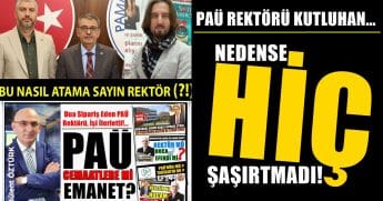 PAÜ Rektörü'nün Yeni Atamaları, İddiaların Boş Olmadığını Gösterdi...