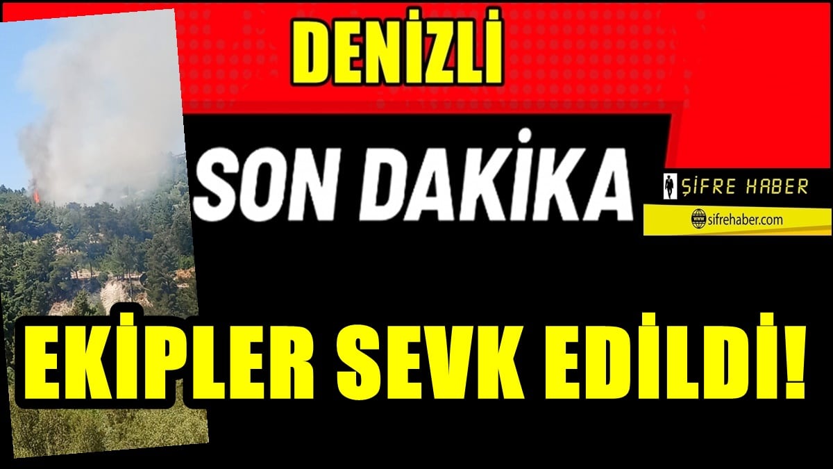 Denizli Buldan’da Orman Yangını Başladı…